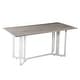 preview thumbnail 5 of 7, SEI Furniture Driness Grey Drop Leaf Table