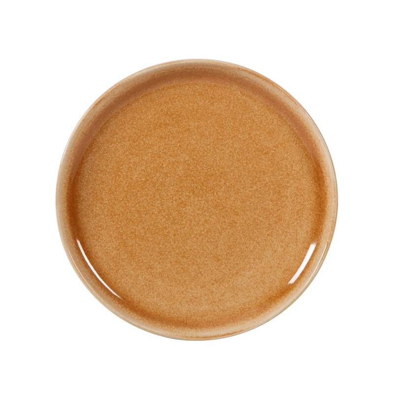 Gibson Elite Manila Bay 16-Piece & 12-Piece Stoneware Reactive Glaze Modern Artisan Dinnerware Set, Service for 4