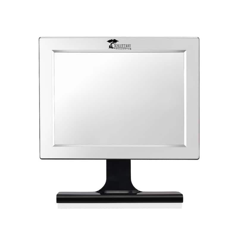 ToiletTree Products Fogless Shower Mirror with Squeegee - Bathroom Fogless Mirror for Shaving, Makeup, and Grooming