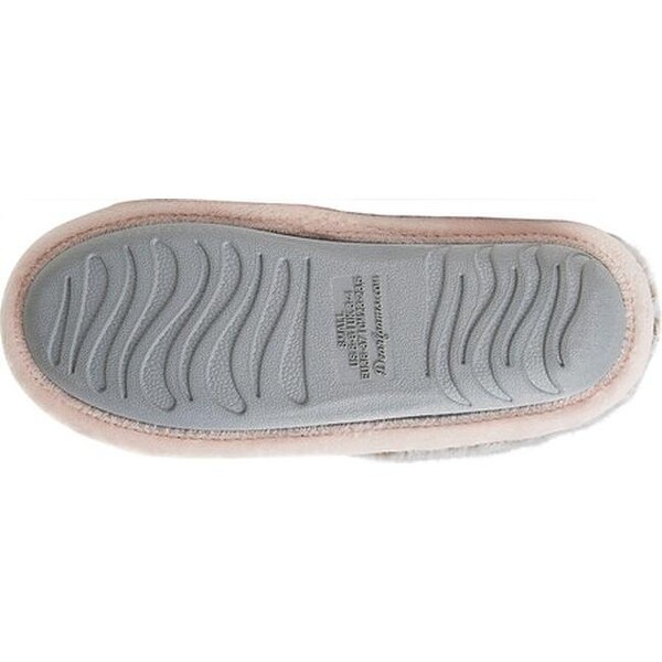 women's dearfoams chenille knit clog slippers