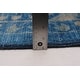 preview thumbnail 6 of 7, ECARPETGALLERY Hand-knotted Mamluk Blue Wool Rug - 12' x 14' 10"