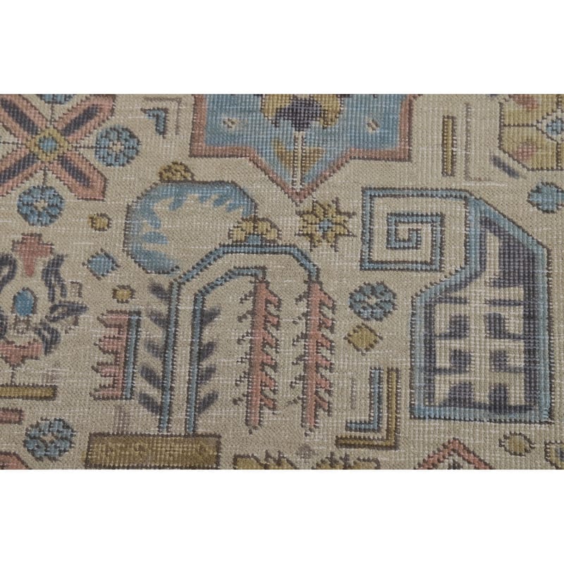 Beuge Tabriz Persian Rug Traditional Hand-Knotted Wool Carpet - 8'8"x 11'2"