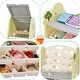 preview thumbnail 4 of 18, Kids Bookshelf Toy Storage Organizer with 17 Bins and 5 Bookshelves, Multi-functional Nursery Organizer