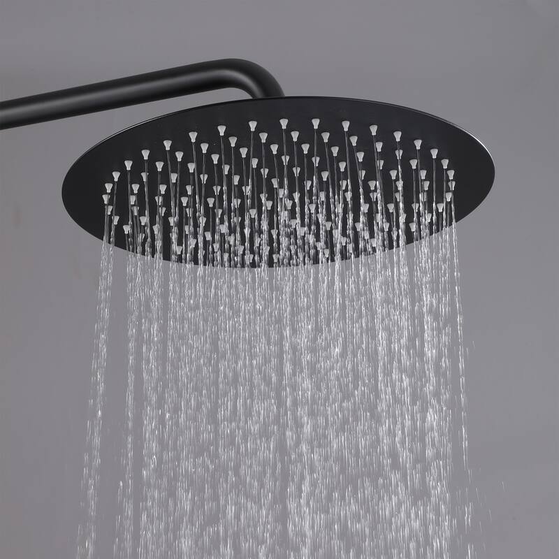 Rbrohant 84"H Stainless Steel Freestanding Outdoor Shower with Handshower