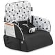 preview thumbnail 8 of 17, Evolur Snug Packsack 2-in-1 Portable Booster Seat and Travel Bag Black/White