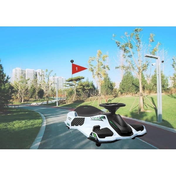 slide 2 of 14, 24V Kids Ride on Drift Car for Kids Built-in Music White