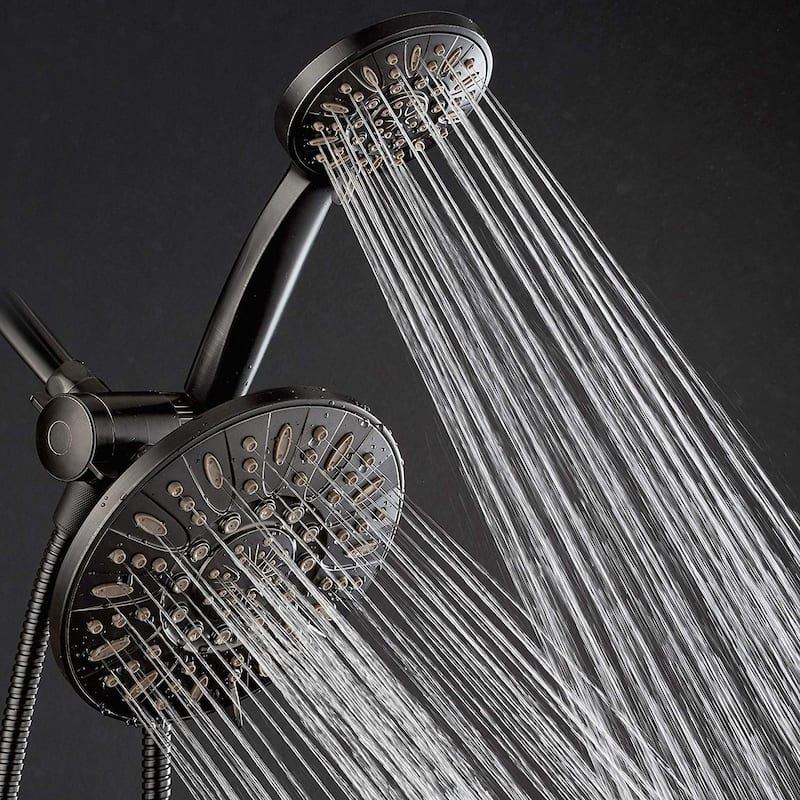AquaDance Oil Rubbed Bronze 7-inch 3-Way Rainfall Shower head Combo