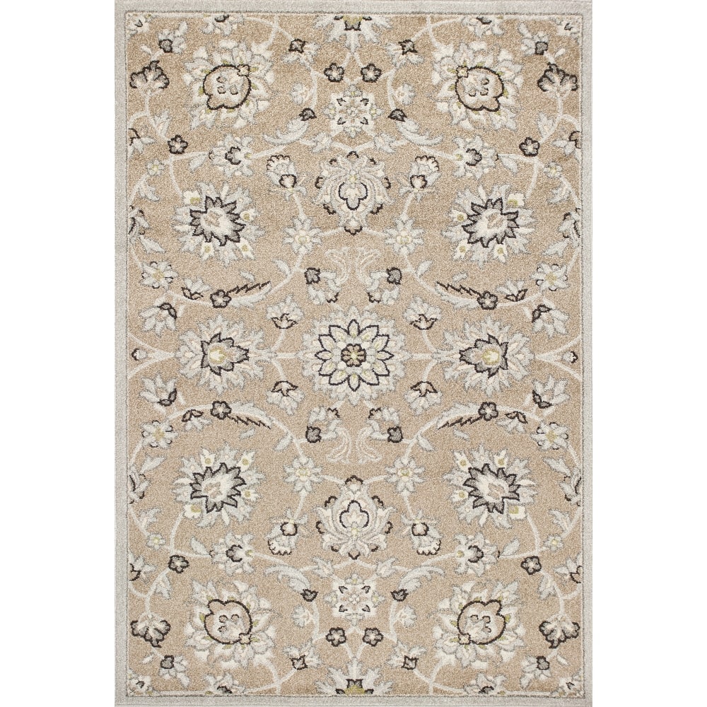 Domani Lesedi Traditional Floral Outdoor Area Rug