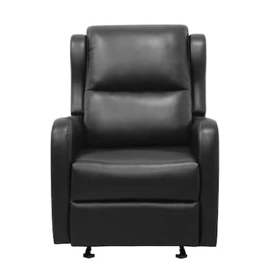 Faux Leather Manual Recliner for Living Room