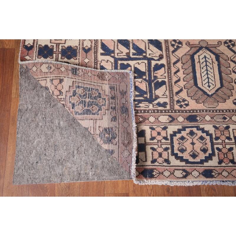 Bakhtiari Persian Vintage Rug Hand-Knotted Traditional Wool Carpet - 6'9"x 10'1"