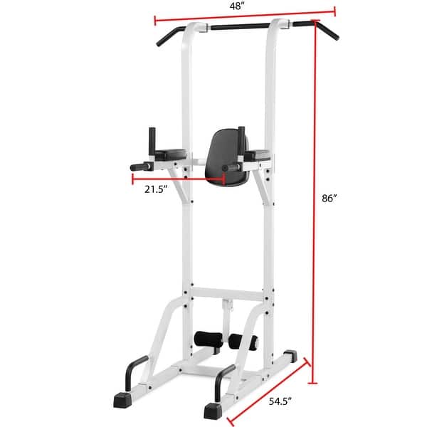 XMark Fitness Power Tower Pull Up, VKR, Set Up Hold XM-4432