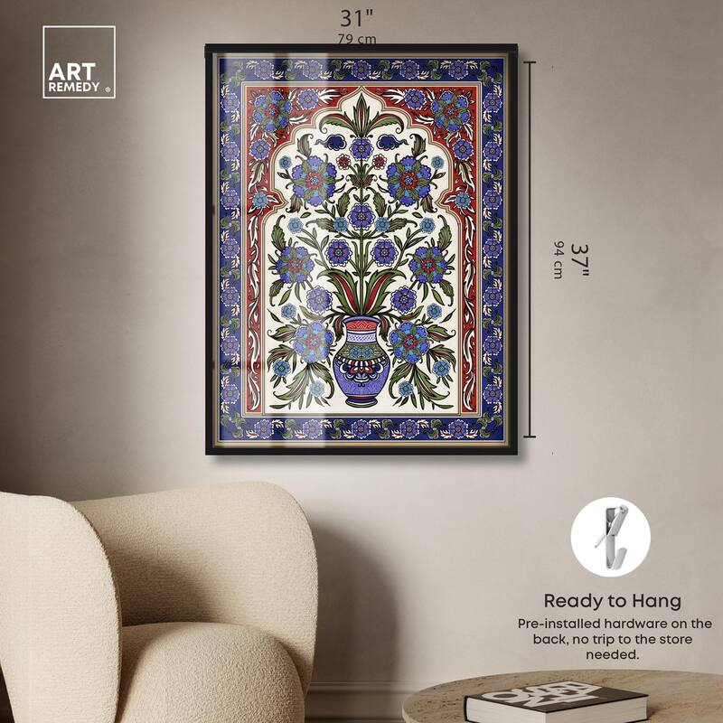 Royal Vase Bloom Shadowbox by Art Remedy