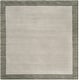 preview thumbnail 11 of 28, SAFAVIEH Handmade Himalaya Janessa Modern Wool Rug 4' Square - Light Grey/Dark Grey - Square