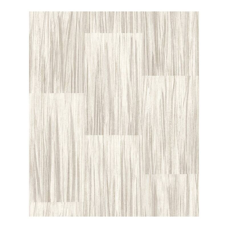 Advantage Soren Taupe Striated Plank Wallpaper - 20.9 x 396 x 0.025