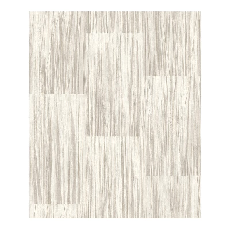 Advantage Soren Taupe Striated Plank Wallpaper - 20.9 x 396 x 0.025