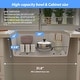 preview thumbnail 10 of 19, Lordear 28" Quartz Composite Undermount Workstation Single Bowl Kitchen Sink with Accessories