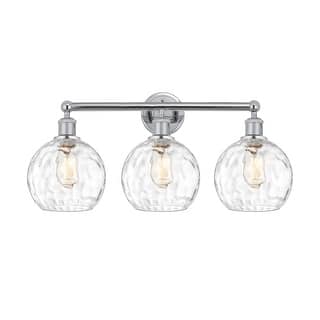 Innovations Lighting Athens Water Glass - 3 Light 26" Bath Vanity Light