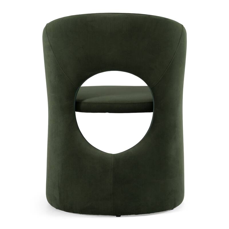Modrest Brea Modern Green Fabric Dining Chair