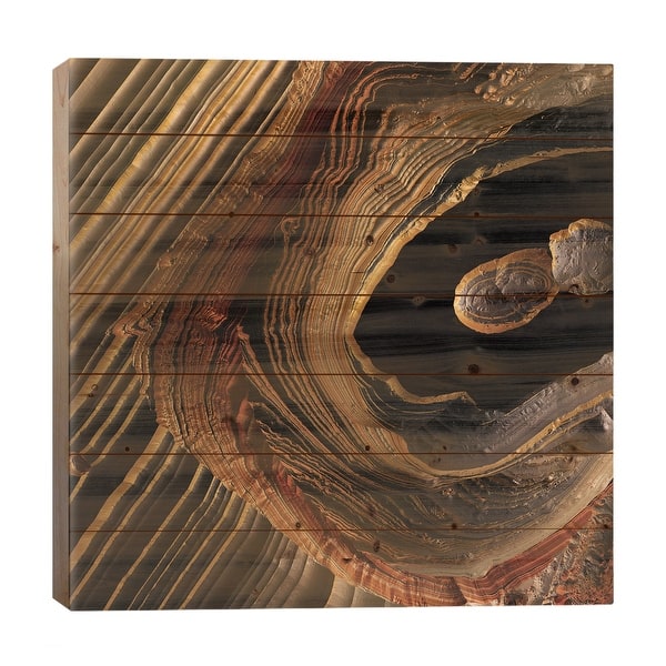 Tigers Eye Canyon Print On Wood by SpaceFrog Designs MultiColor