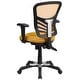 preview thumbnail 32 of 164, Nicholas Mid-Back Blue Mesh Multifunction Executive Swivel Ergonomic Office Chair with Adjustable Arms