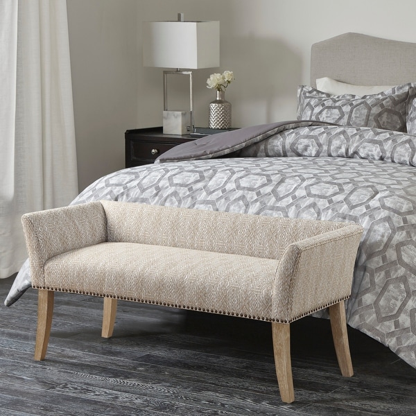 Madison Park Antonio Upholstered Rectangular Accent Bench On