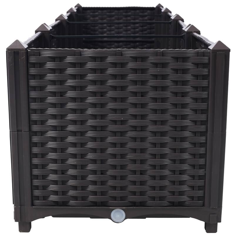 Portable Vegetable & Flower Planter Box, for Patio, Balcony, Backyard