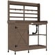 preview thumbnail 11 of 25, Outsunny Wooden Potting Bench, Outdoor Potting Table with Storage Cabinet, Storage Shelves, Sink