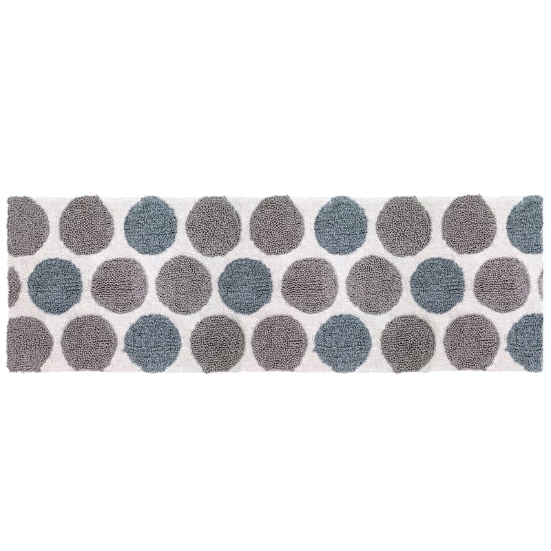 Avanti Linens Dotted Circles Double-Vanity Rug