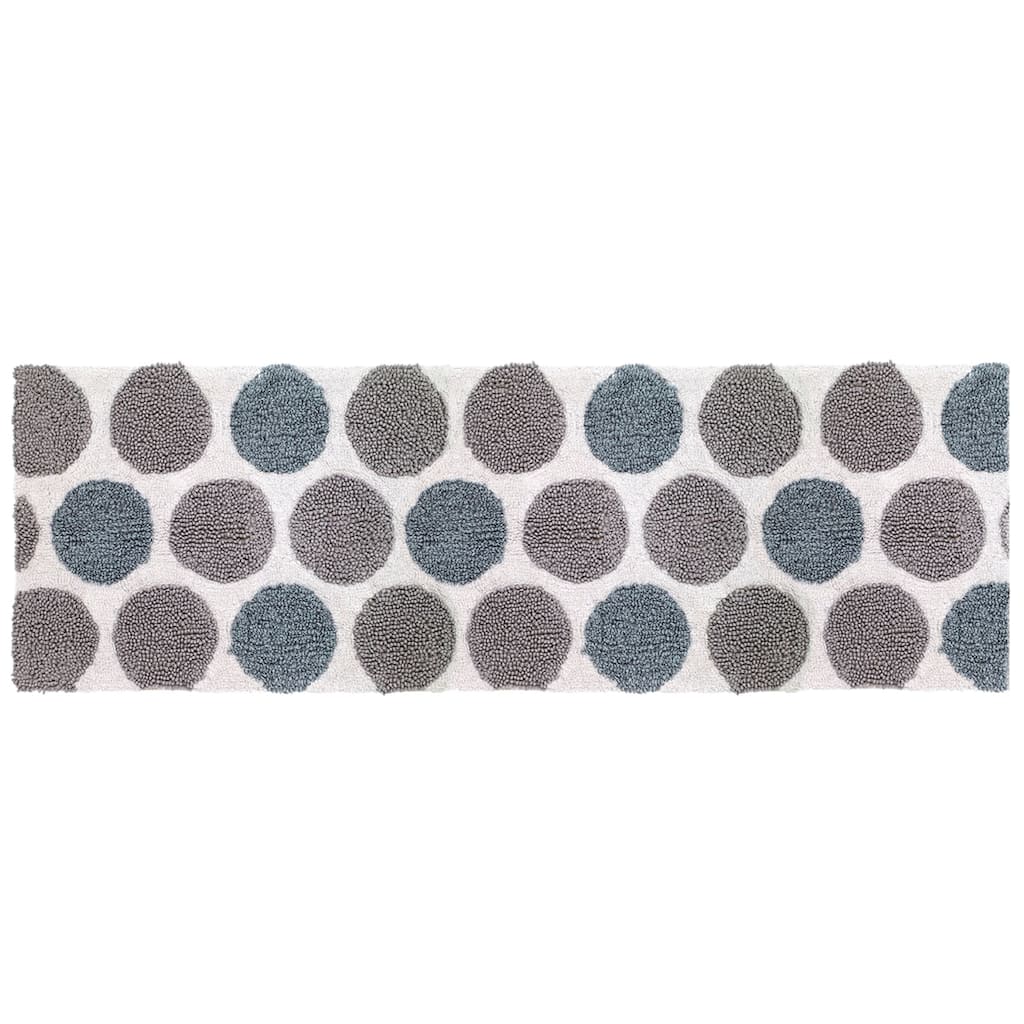 Avanti Linens Dotted Circles Double-Vanity Rug