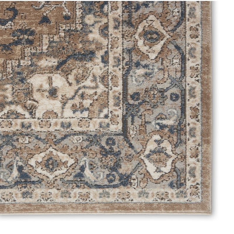 Licaz Power Loomed Distressed Traditional Durable Area Rug By HomeRoots