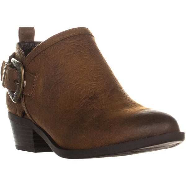 white mountain davenport western ankle booties