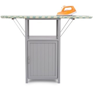 Deluxe Ironing Board with Storage Cabinet, Perfect for Small