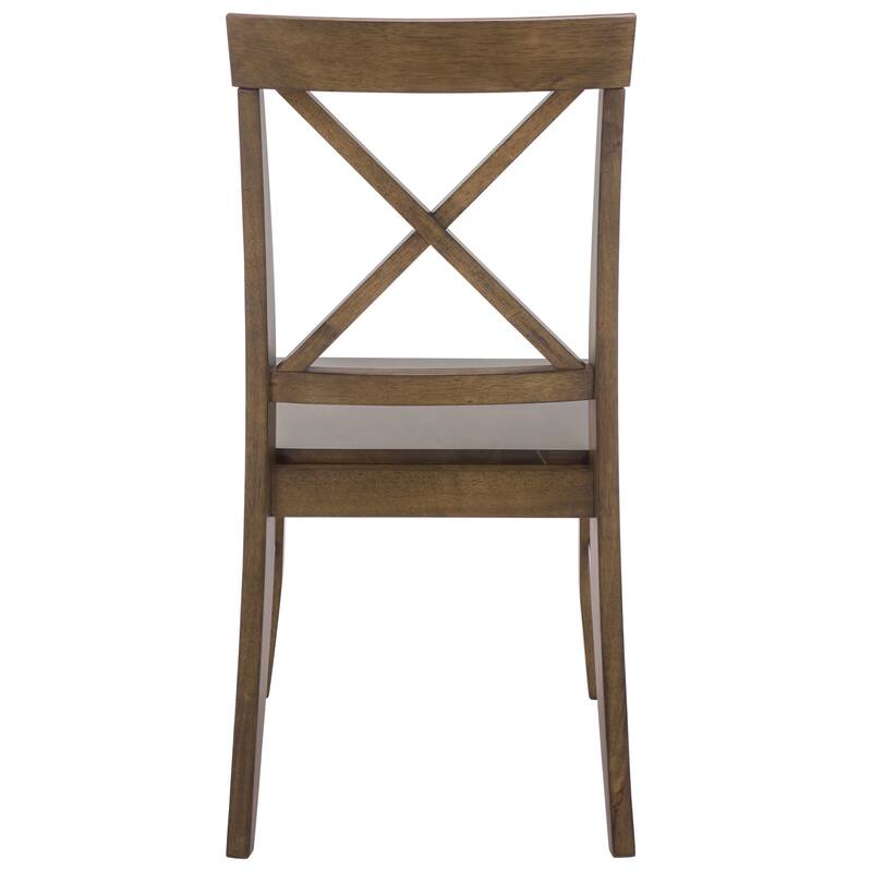 SAFAVIEH HOME Ksenia X-Back Side Chair - 18"W x 22"D x 38"H
