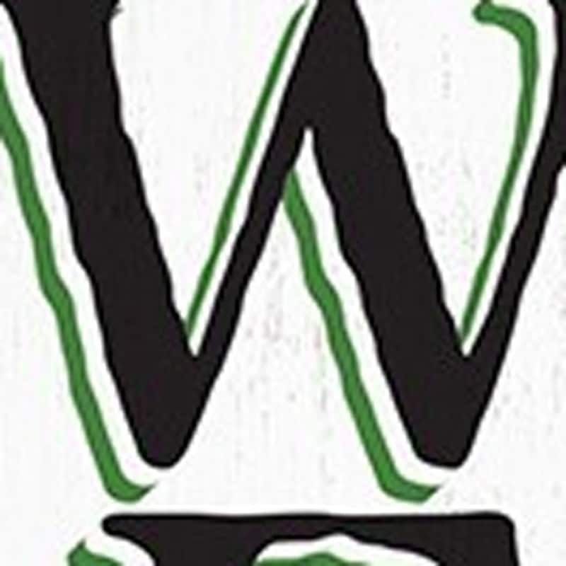 HomeRoots 36" White Pink And Green Solid Wood Welcome Porch Sign