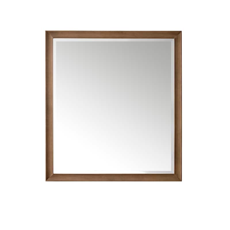 James Martin Vanities Glenbrooke 36" Mirror - White Wash Walnut