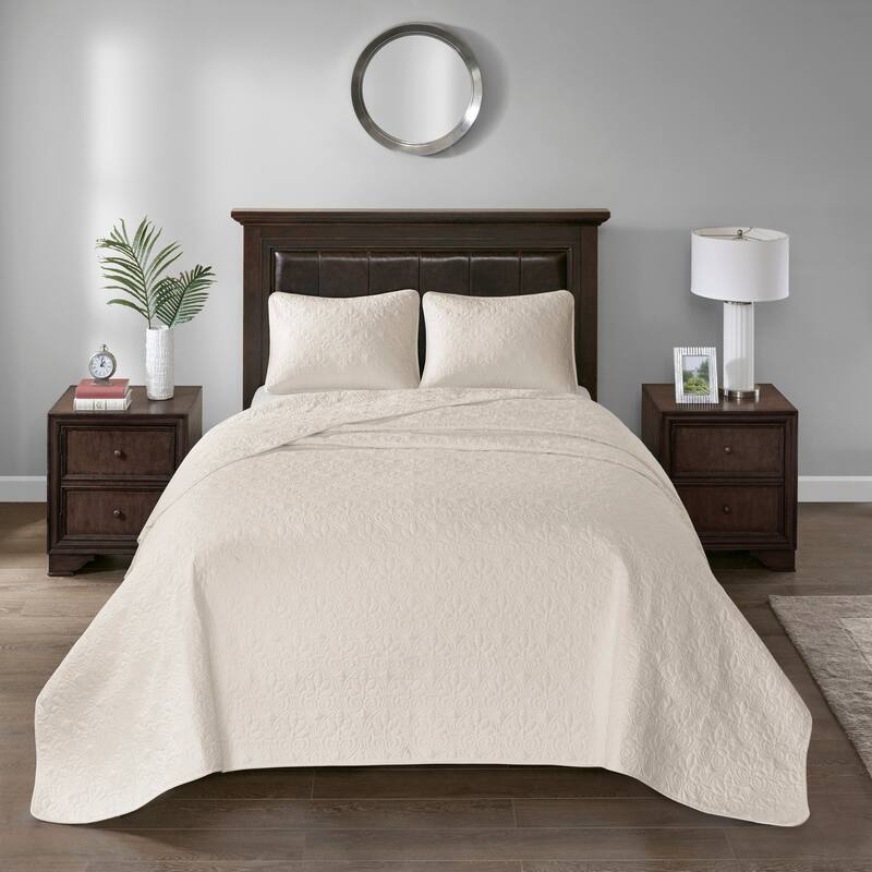 Madison Park Mansfield Reversible Bedspread Set