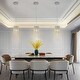 preview thumbnail 8 of 6, 3 Pcs Crystal Pendant Light Kitchen Island Ceiling Lighting Fixture - 6.7'' 6.7'' - Silver