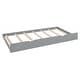 preview thumbnail 13 of 12, Full Wooden Daybed With Size Trundle and All-in-One Cabinet, Grey