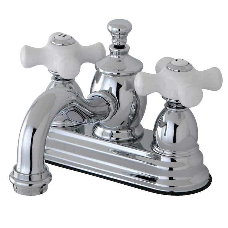 Kingston Brass English Country 1.2 GPM Centerset Bathroom Faucet with - Polished Chrome
