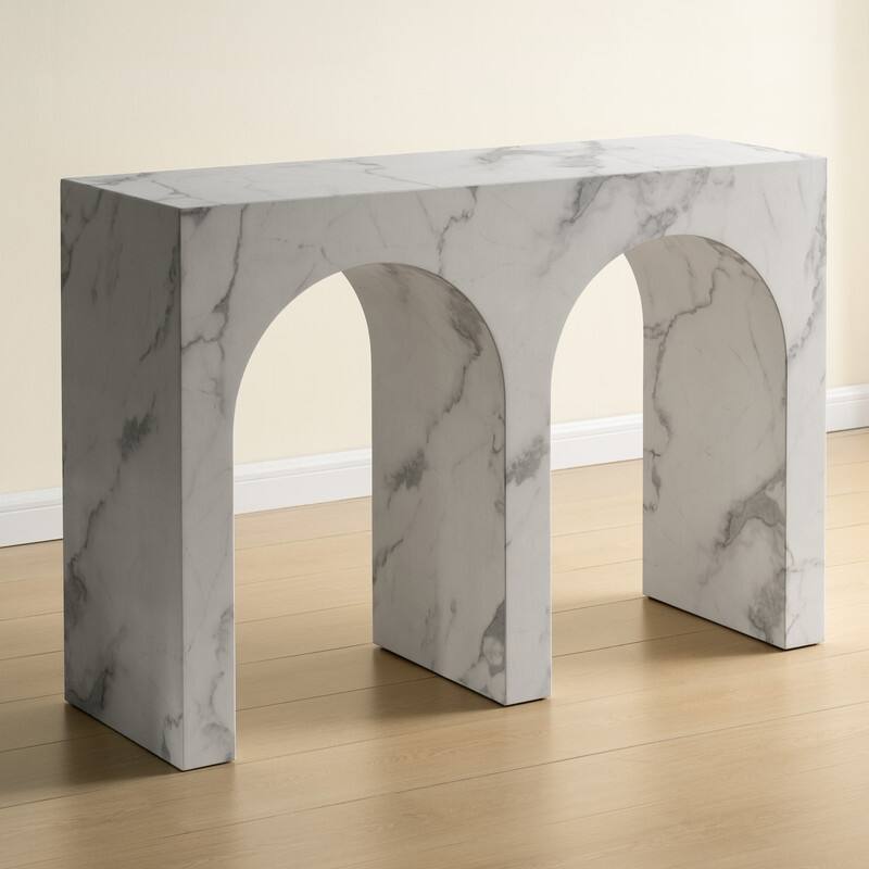 43" Marble Console Table