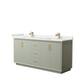 Option Light Green, Bronze Trim, White Quartz Top
