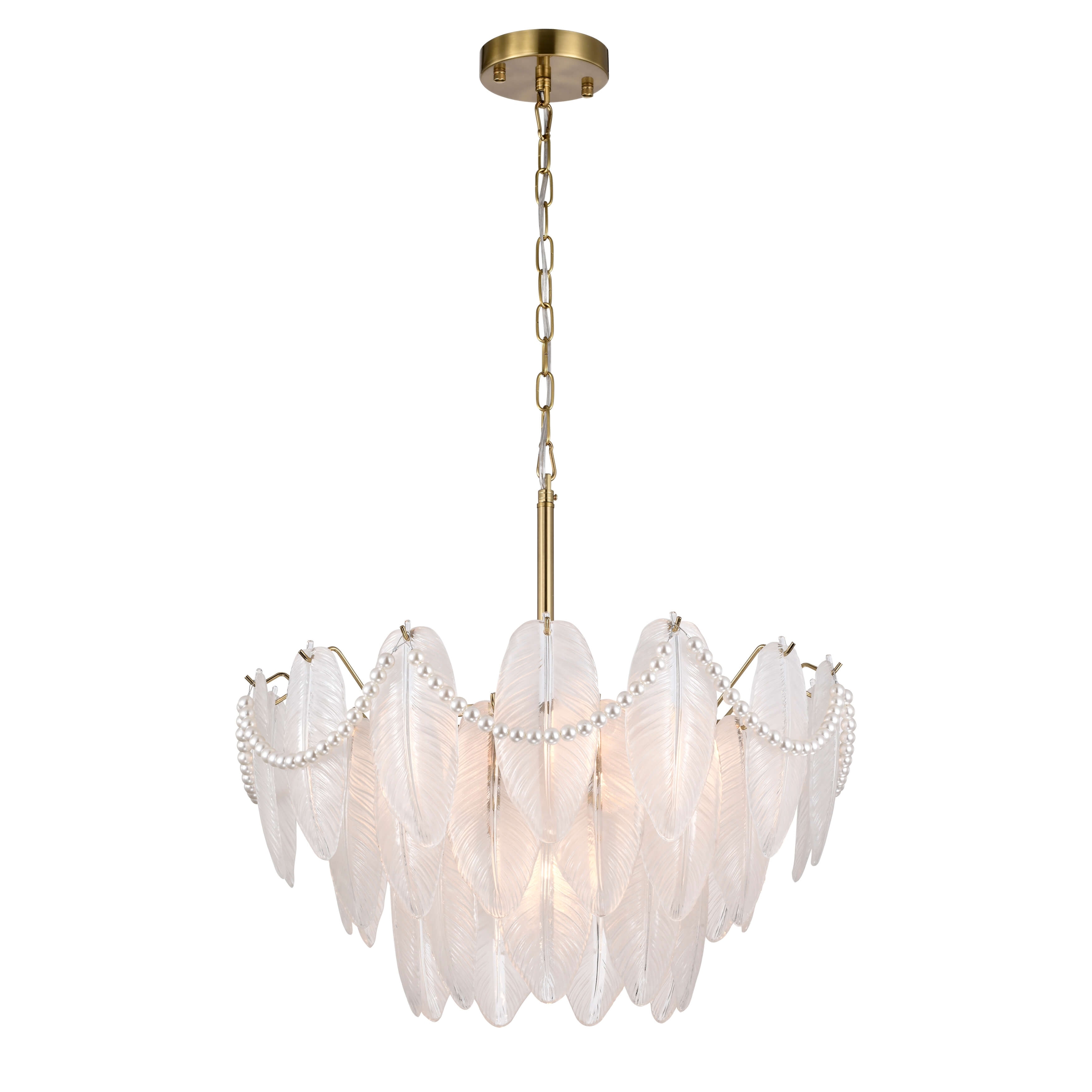 Paula brass sculptural pendant light outlet