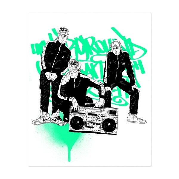 Beastie Boys Illustrations Boombox Rap Hip Hop Art Print/Poster