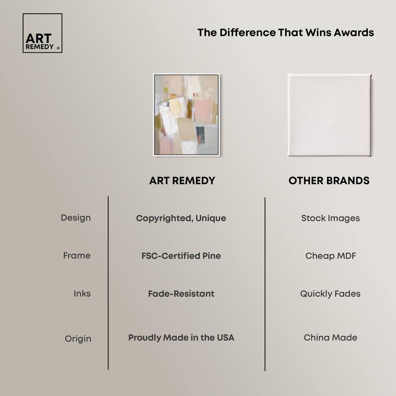 Apricot Cream II Canvas by Art Remedy