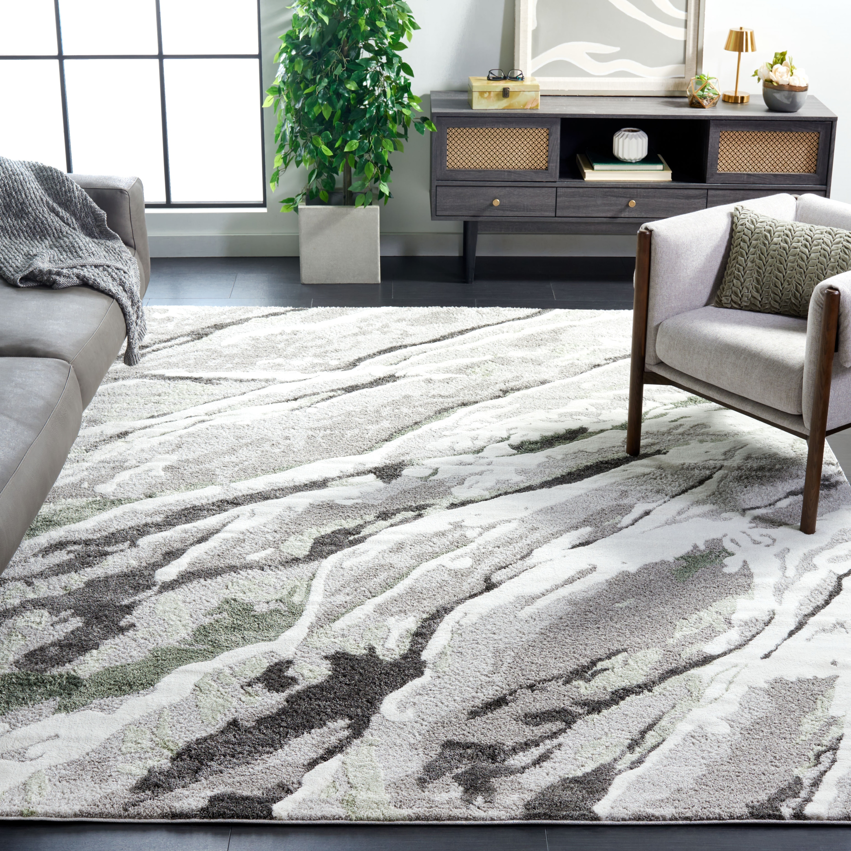 SAFAVIEH Century Seza Modern Abstract Area Rug