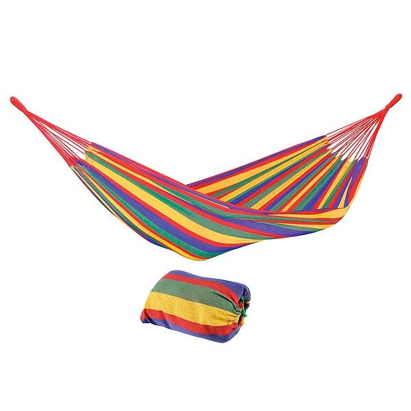 Evertone Outdoor Leisure Double 2 Person Cotton Hammocks Bed Bath