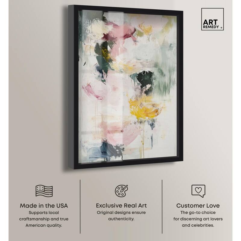 Dripping Colors II Shadowbox by Art Remedy