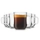 preview thumbnail 1 of 8, JoyJolt Diner Glass Coffee Mug with Handle - 16 oz