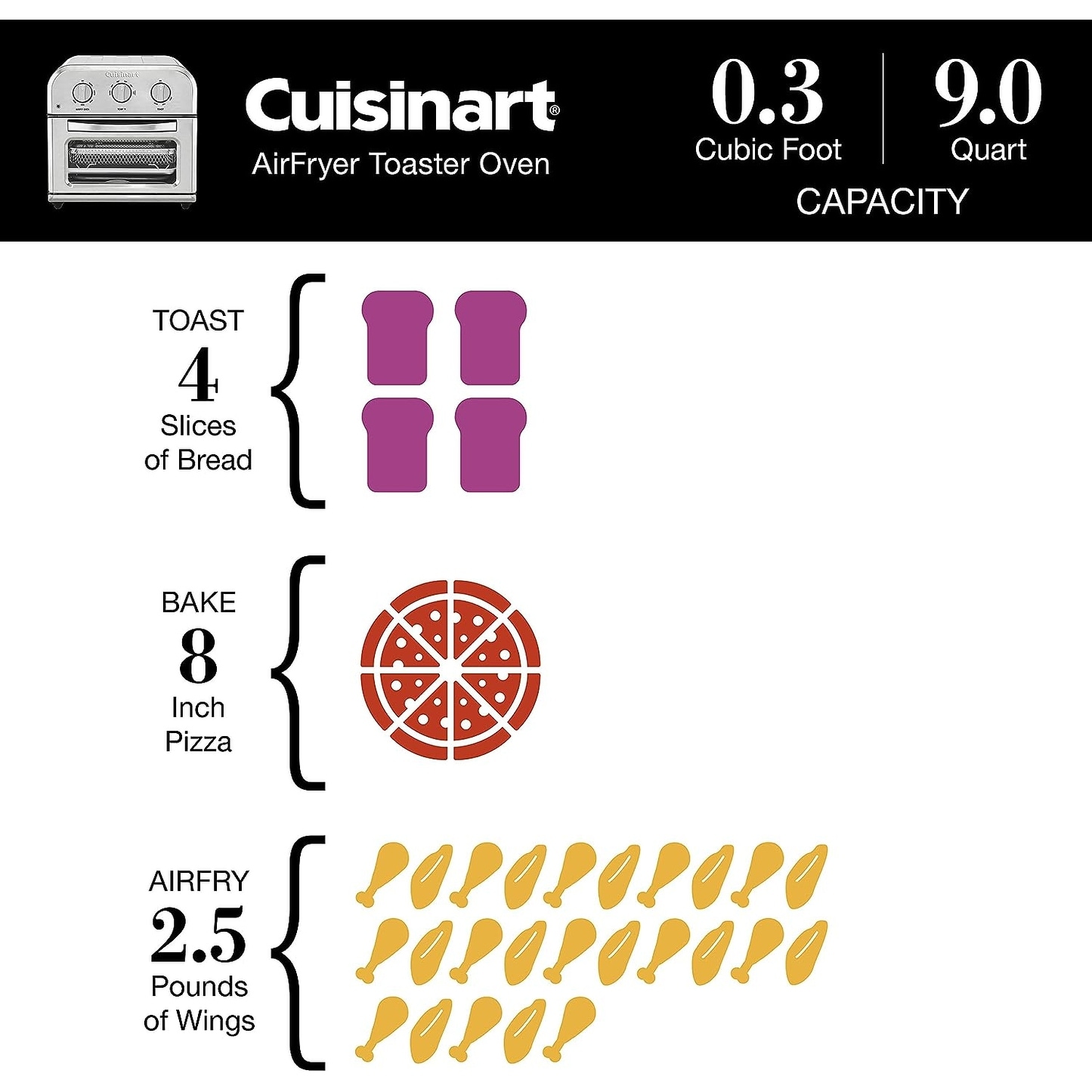 Cuisinart Compact AirFryer Toaster Oven