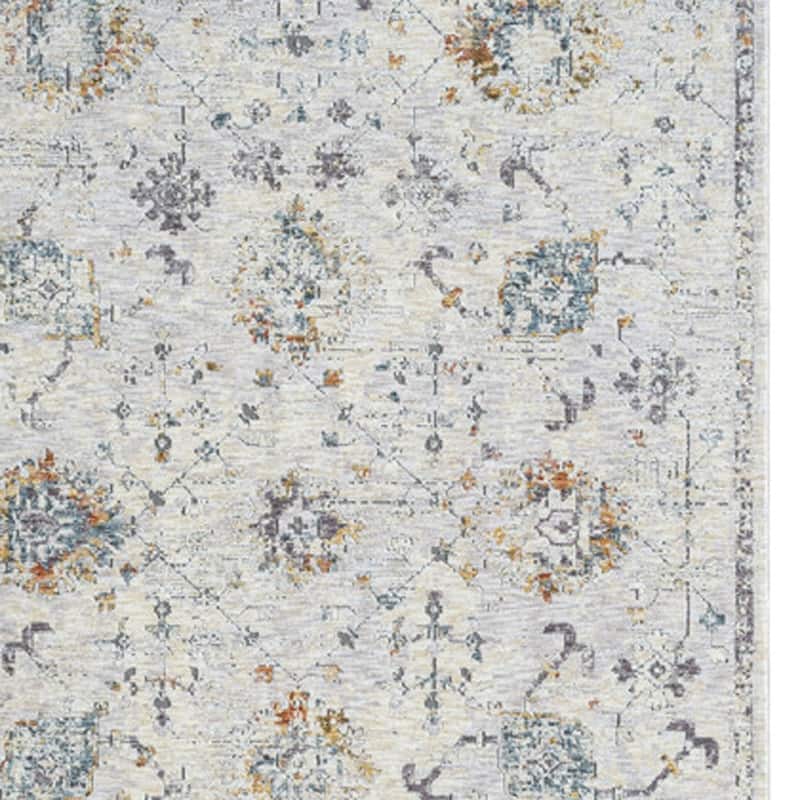 Kinal Floral Traditional Woven Area Rug By HomeRoots